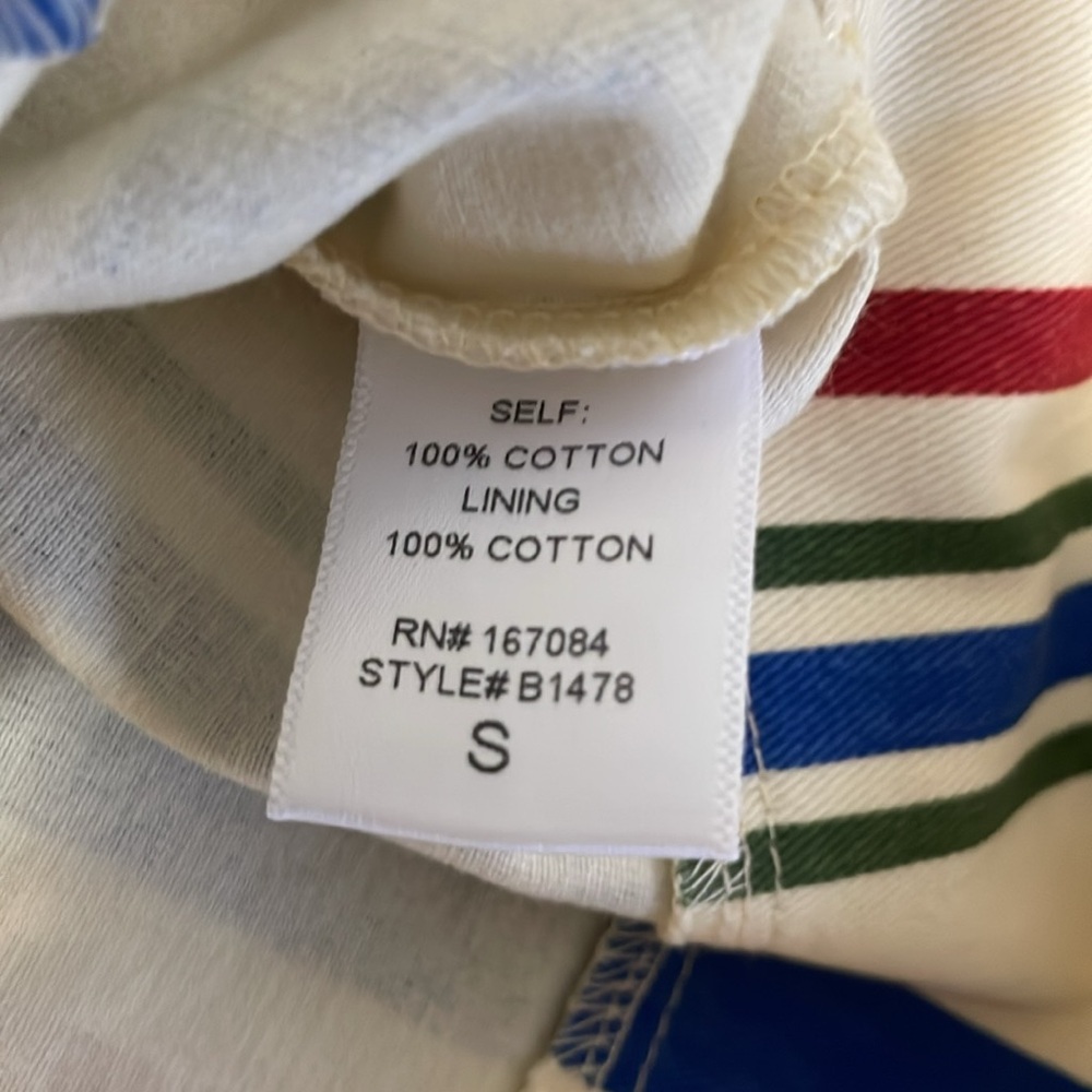 New Tuckernuck Pomander Place Americana Stripe Kira Mini Dress size Small - Picture 10 of 14